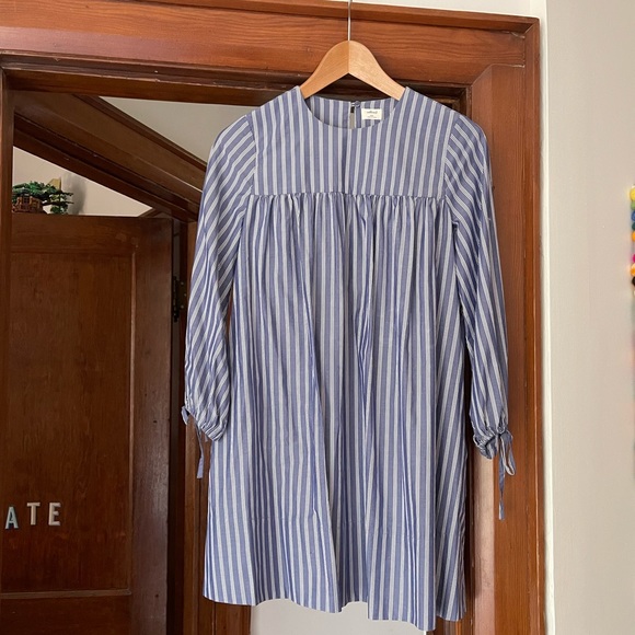 Wilfred poplin striped dress. - Picture 2 of 2